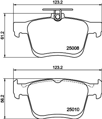 kit de plaquette de frein VW AR GOLF 7 CADDY PASSAT TIGUAN TOURAN/LEON/A3 *05P1835 *GDB1957 | LPR |