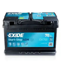 Batterie AGM "STAR&STOP" Exide 70Ah