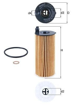 Filtre à huile BMW S1 F20-21/S2 F22-23-87/S3/S4/S5/S7/X3 | OX813/2D | HU6014/1Z |